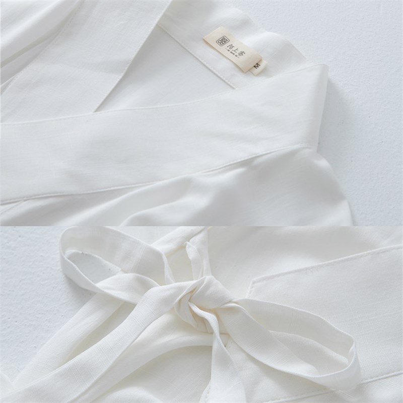 速发武当里衣中衣内搭太极服汉服打底衫练功服贴身日常纯白汉服男