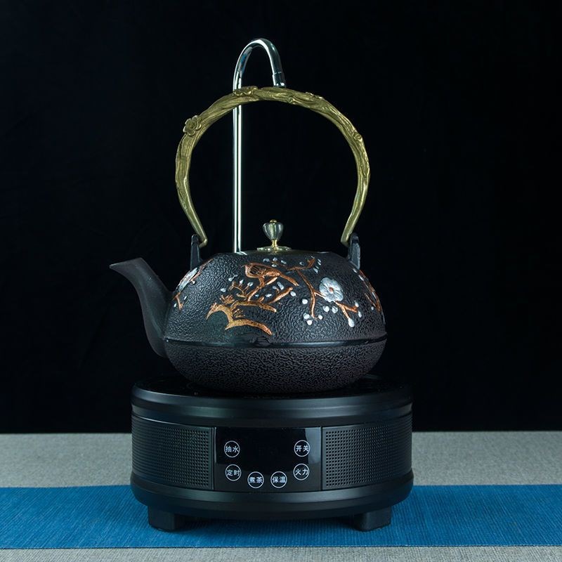 速发电陶炉煮茶全自动上水电陶炉铁壶玻茶泡型专用家用小茶烧璃烧