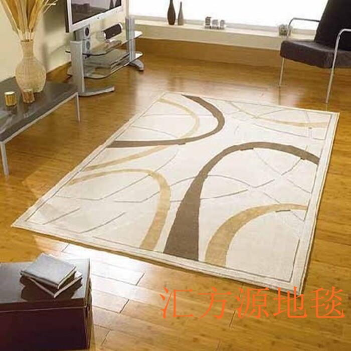 速发田园时档欧美手工混纺地毯风格卧室客厅地毯茶几书房