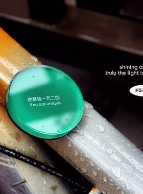 FS颂文创礼品进口亚克力冰箱贴复古手工做旧装饰磁铁中古超厚圆形