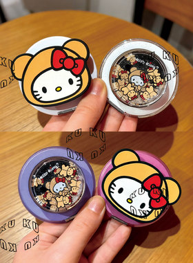 暖绒絮语流沙雪舞流光手机气囊泡泡可爱雪国信使KT磁吸圆啪嗒支架