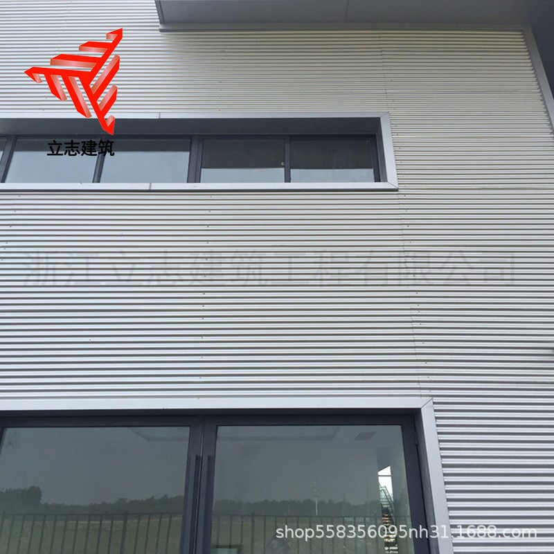 速发汽车4s店金属墙面集成系统 金属建材铝镁锰压型波纹板