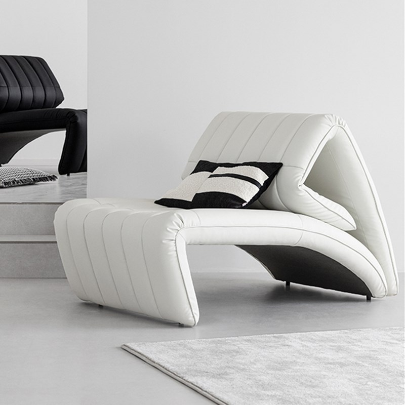 意式沙发椅巴塞罗那躺p椅卧室拳头椅单椅沙发轻奢高端阳台休闲单