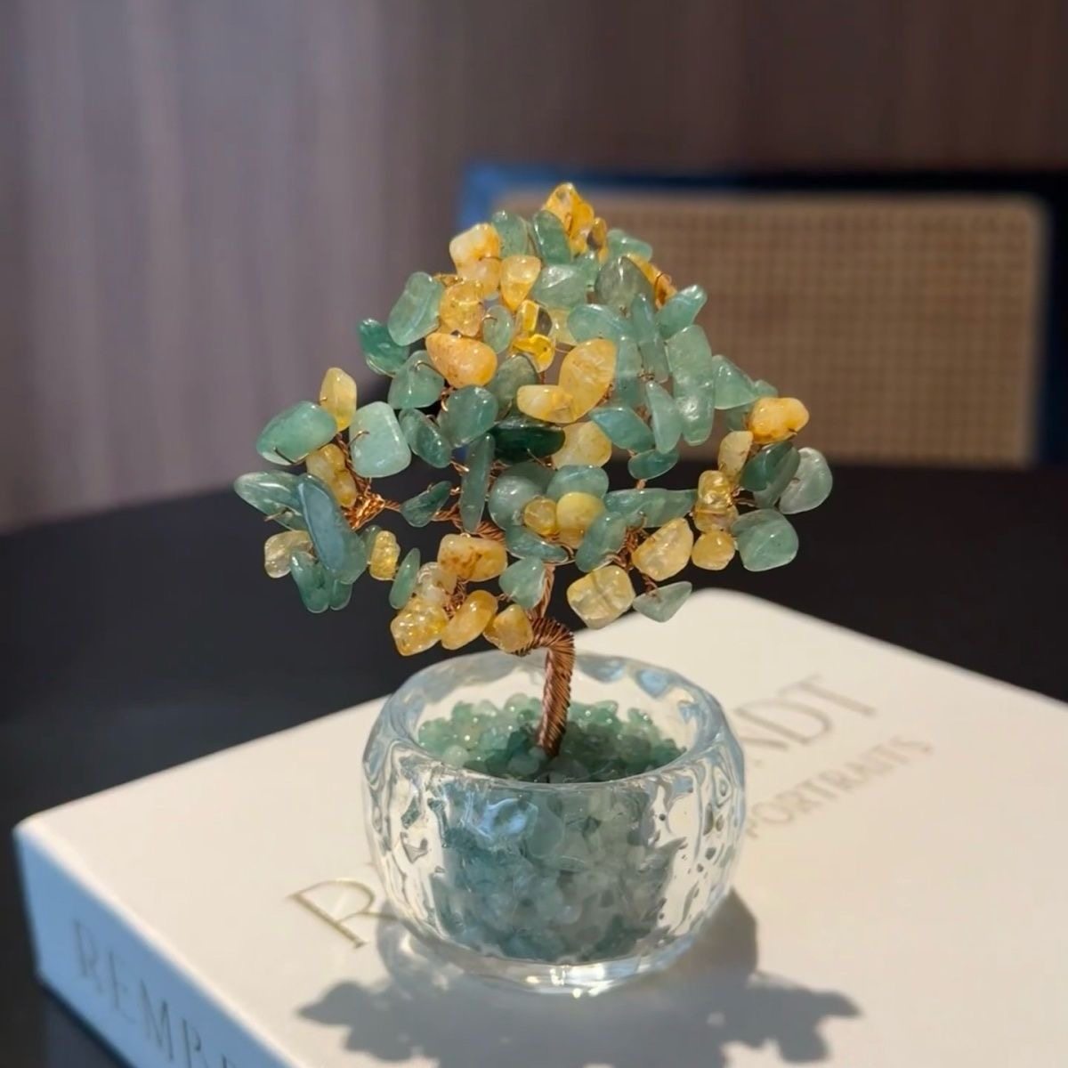 天然黄水晶绿幽灵发财树摆件家居装饰品办公室桌面摆件,饰品/流行首饰/时尚饰品新,奇石,淘宝优惠券,粉丝福利购,淘宝优惠卷