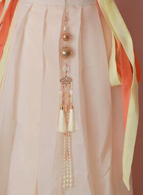 铃铛流苏禁步马面裙汉服压襟国风超仙挂件配饰旗袍宫廷腰佩腰链