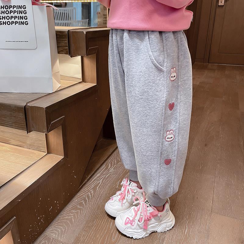 女童卫裤2026新款洋气儿童秋季裤子纯棉休闲女孩女宝秋装运动长裤
