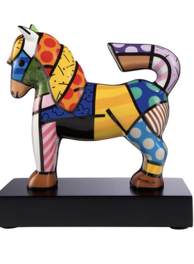 德国高宝Goebel Britto 马到成功艺术品家居装饰31cm限量版现货