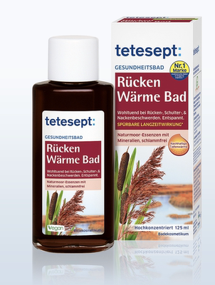 德国直邮TETESEPT背部水疗泡澡精油125ml放松舒缓温热精油