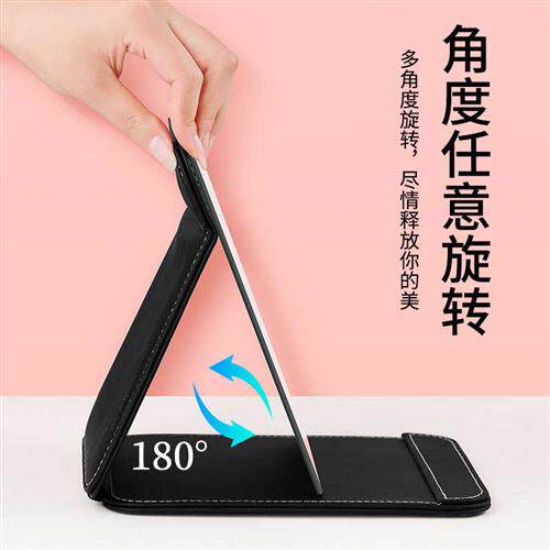 速发小折子化妆镜台式桌面随身可携式叠镜化妆台家用学生宿舍画妆
