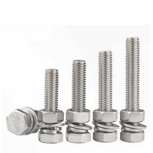 速发丝六角螺栓04不4钢螺丝螺母套装 配件大全螺杆螺外钉M锈M5M6M2