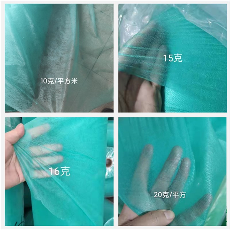 速发边坡护坡园草寒林绿化无纺布绿色膜工地防尘盖土布草坪防植无