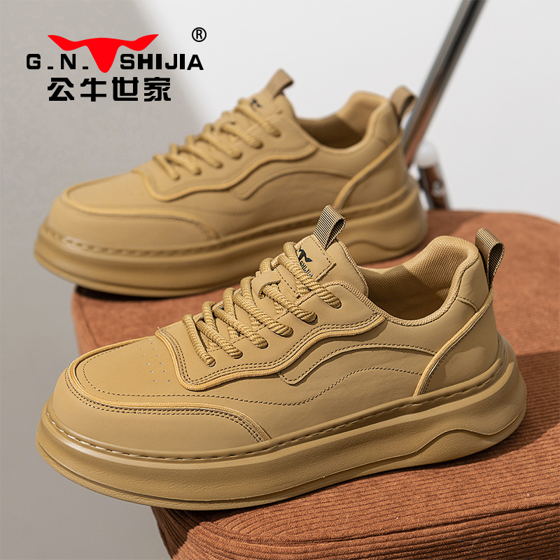 【胡歌推荐】公牛世家男鞋正品