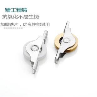 推拉门移门轮铜轮凹槽轨道轮小号尼龙柜门滑轮 门窗滑轮定滑轮老式