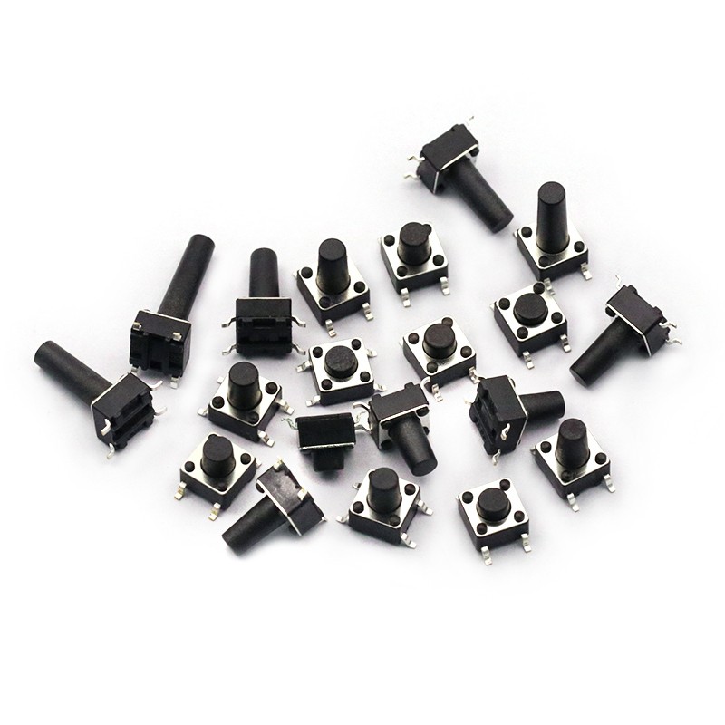 微动开关按键开关轻触开关按钮电磁炉4脚贴片6*6*5/6/7/8/10/17