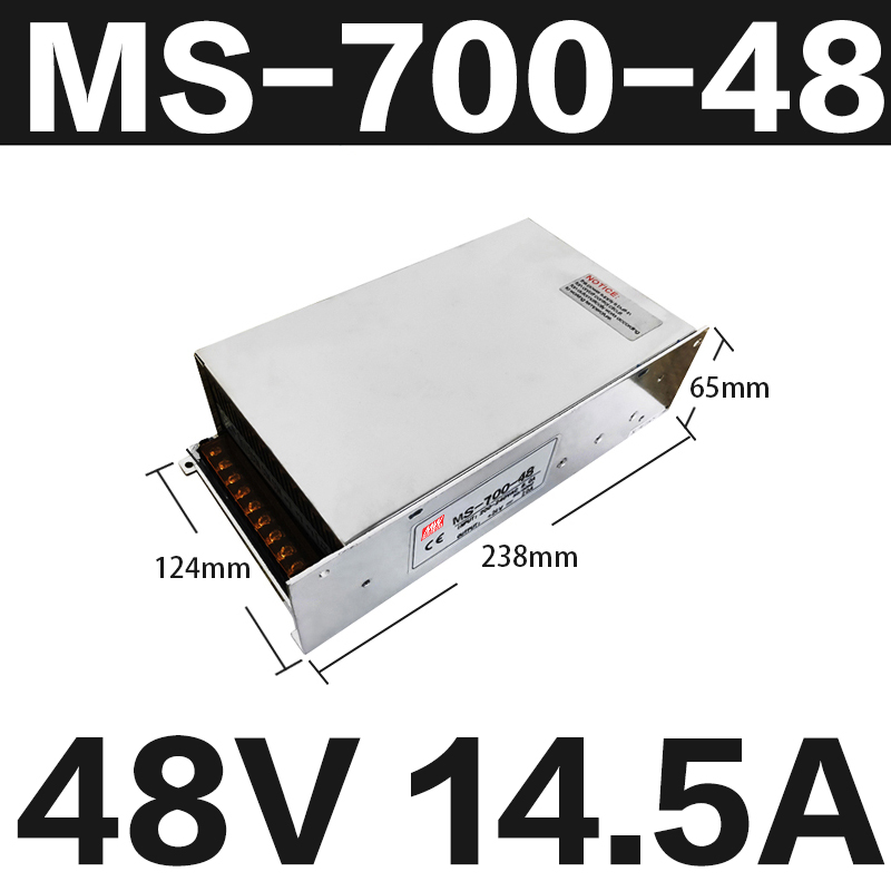 48V开关电源S明纬MS-800W1000W1200W1500W2000W3000W直流12V24V36