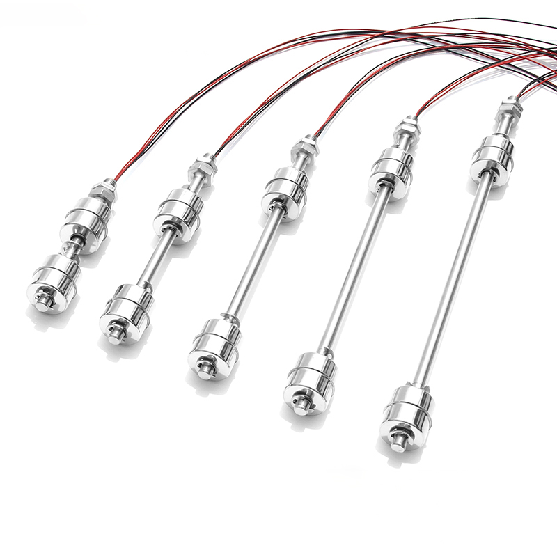 连杆双浮球开关液位干簧管水位浮子开关传感器水位控制器不锈钢