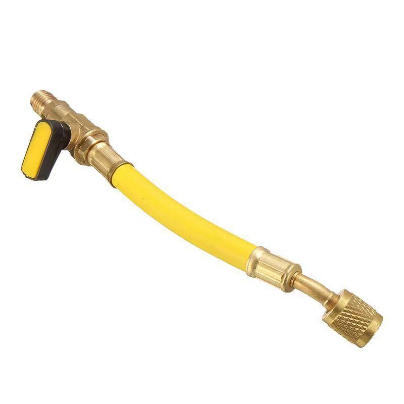 带球阀汽车加氟软管高压胶管接头 汽车空调加氟管R22R134a冷媒管