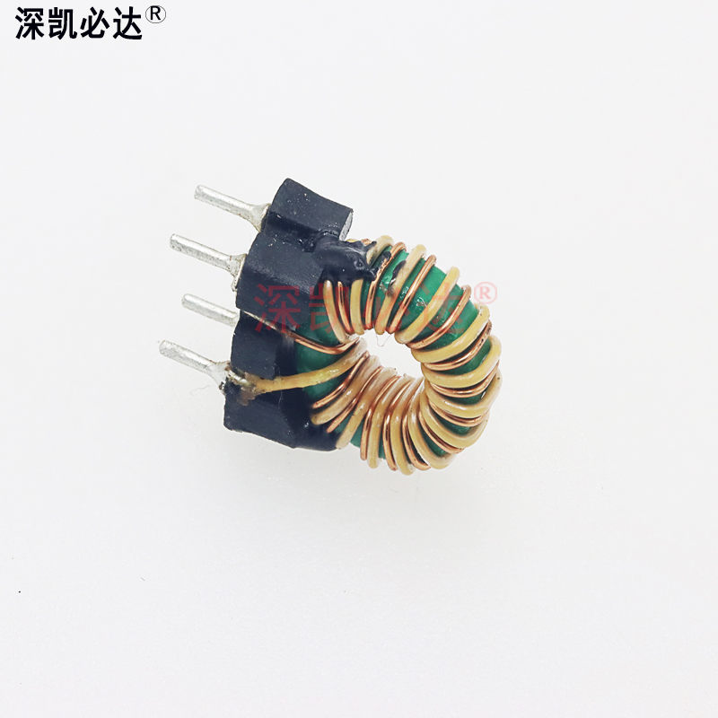 共模电感953-1MH 2A 带骨架底座磁环电感电源AC/DC滤波电感线圈