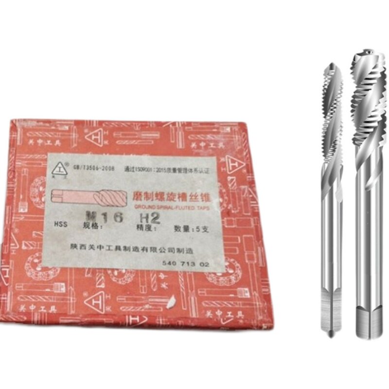 关中全磨制螺旋机用丝攻不锈钢磨具钢专用 不锈钢丝锥螺旋丝锥M34