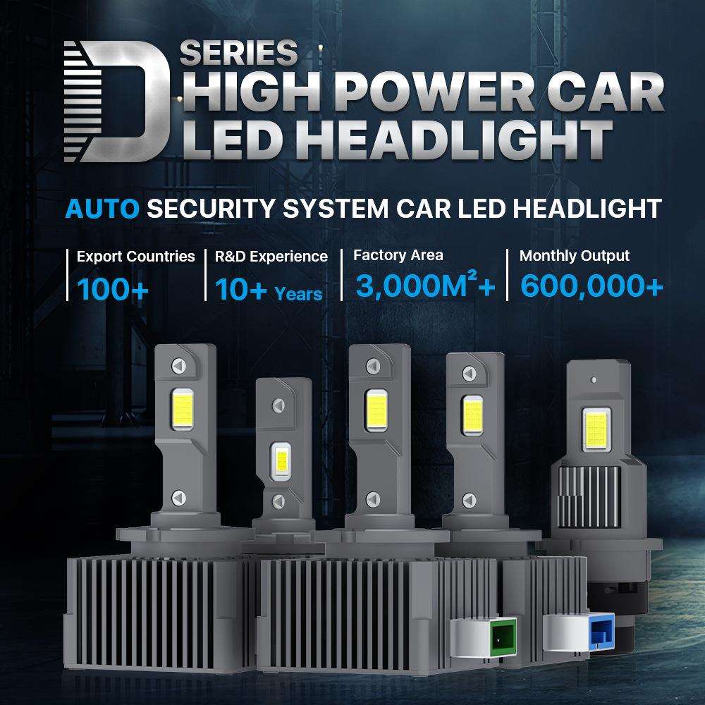 LED车灯D1S D2S 直插款汽车灯 D3 D5 D8 无损安装即插即用