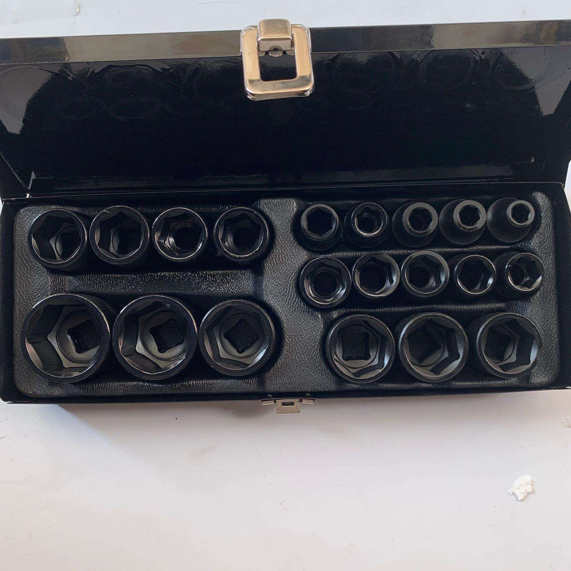 短套筒1/2气动电动扳手套筒配件六角8m-32mm大飞套头套筒