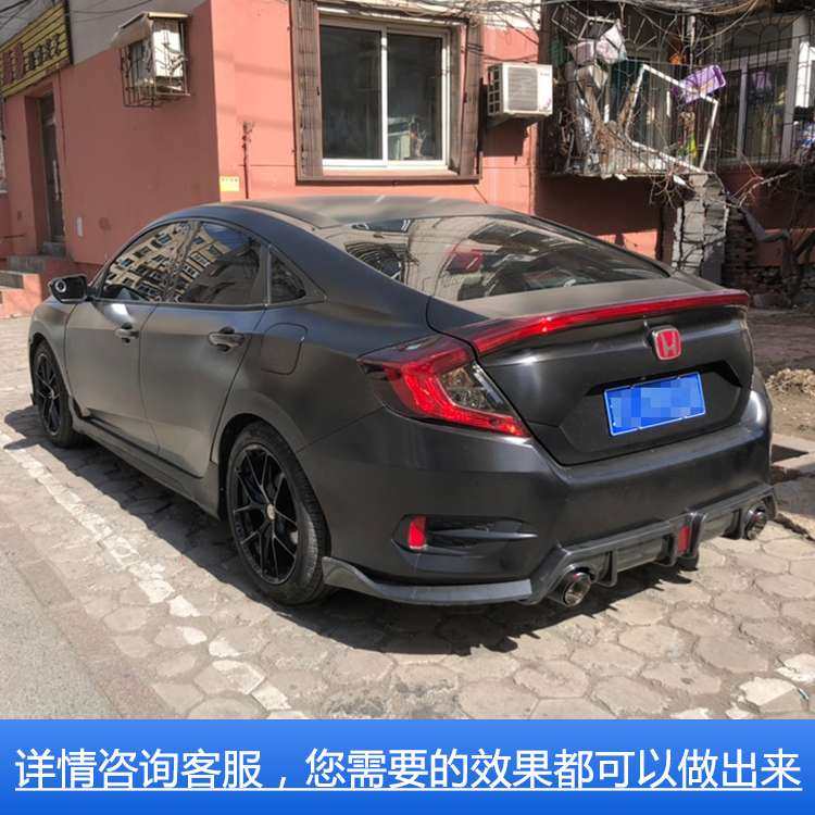 天蝎AK不锈钢汽车排气管改装一出二双出弯管可调节通用碳纤维尾喉