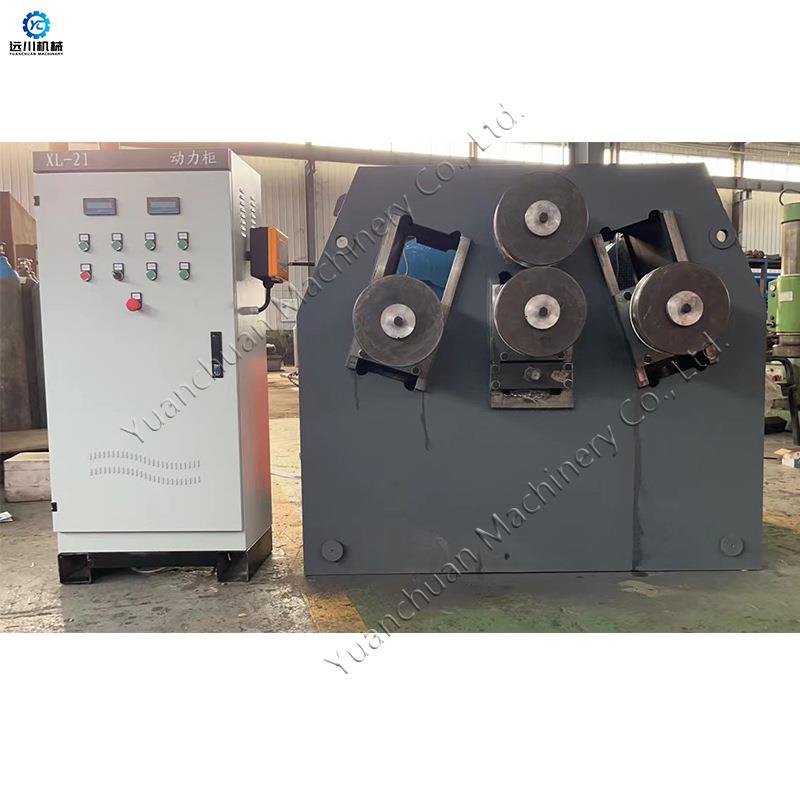 4-50型盘管机 加热管冷凝管盘管机 钢管自动卷圆打圈卷圆机