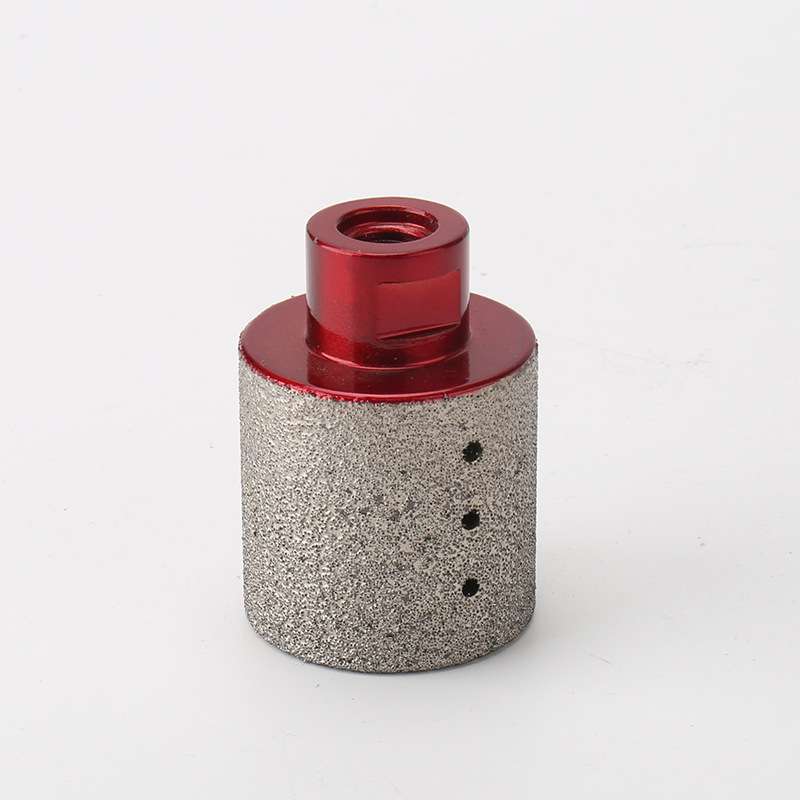 Diamond brazed grinding rod, brazed grinding rod granite cen
