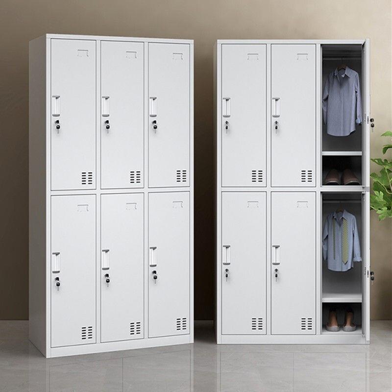 铁皮文件柜办公资料档案柜钢制凭证柜家用更衣储物柜带锁柜子卷柜