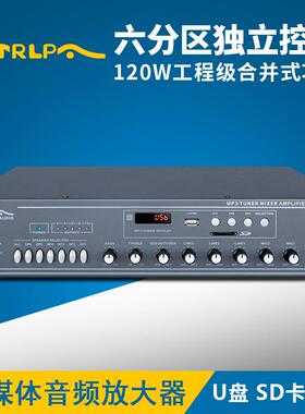 CTRLPA CA1312UII 120W 多媒体播放定压定阻合并式六分区广播功放