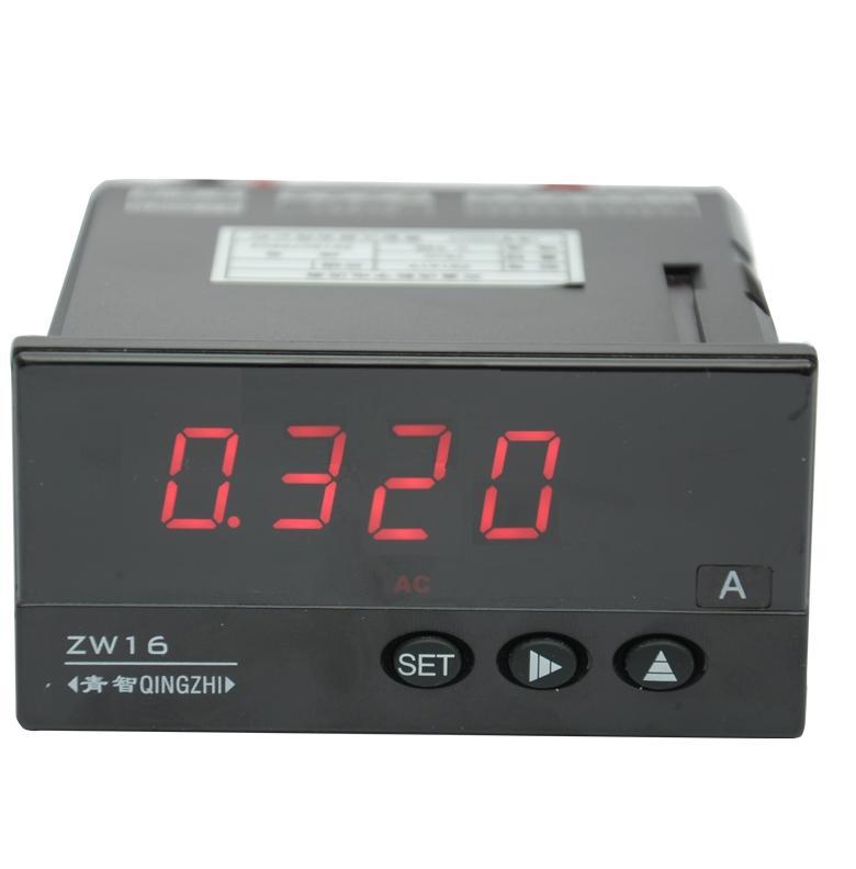 青智ZW1602交流电流表0.5级盘装电量功率表头数显电工表 盘面表
