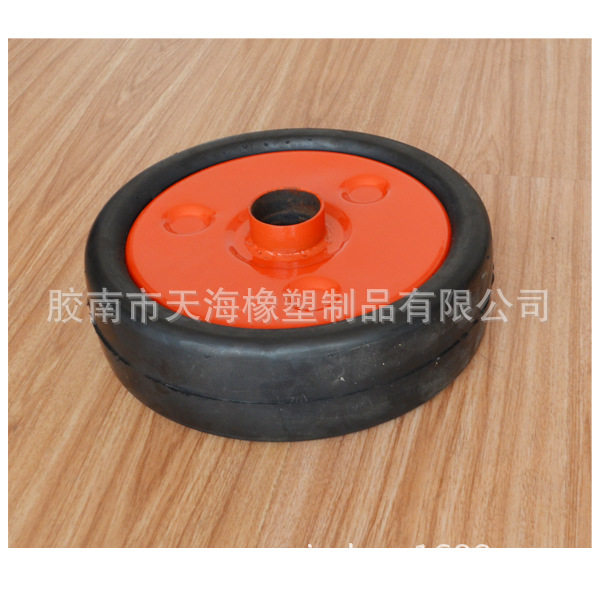 农用播种机轮280mmx85mm红铁辐
