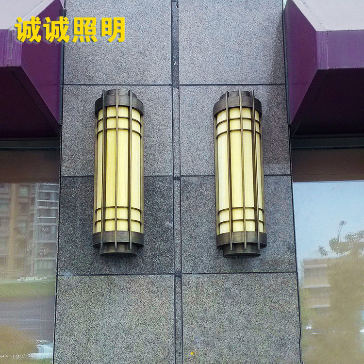 LED仿云石不锈钢户外壁灯
