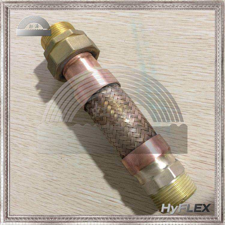 铜制金属软管 铜合金软接头 锡磷青铜波纹管 铜头防爆软管