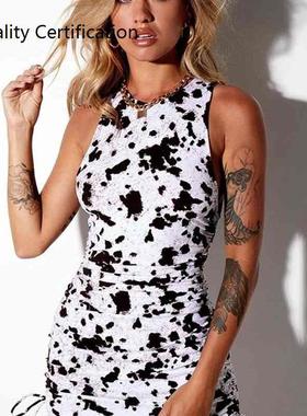 Elegant Party Dress Speckle Woman Dresses