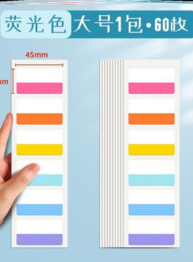 Transparent Sticky Notes with Scrapes Stickers Paper Clear s