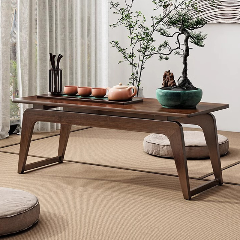 速发新中式茶米飘窗桌神器炕几炕桌悬浮长桌榻榻面禅意日式台小桌