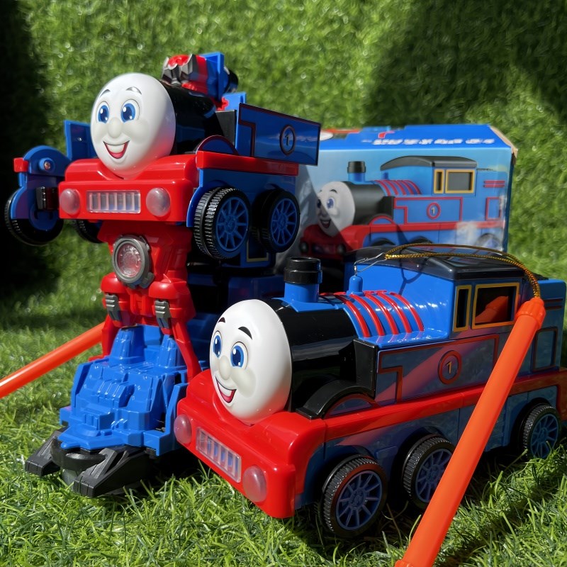 速发儿童动诞节庆手车炫酷自圣变形小火提炫彩发光音乐灯笼礼品