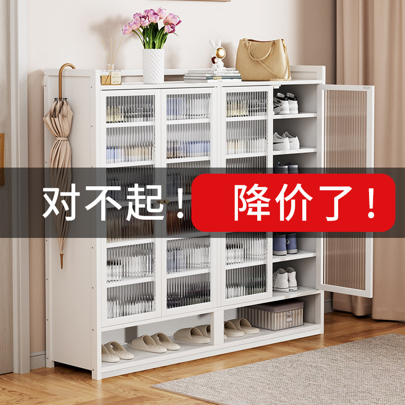速发家收门口鞋空落地多层防尘入户用纳神器省架间鞋柜屋用简易
