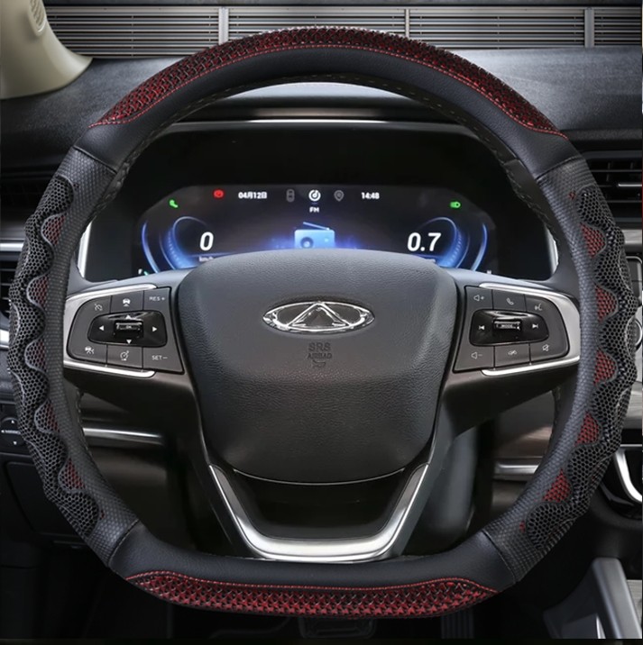 速发方向盘套瑞虎7  5X 8奇瑞专用艾瑞泽GX 风云2免缝D型防滑把套