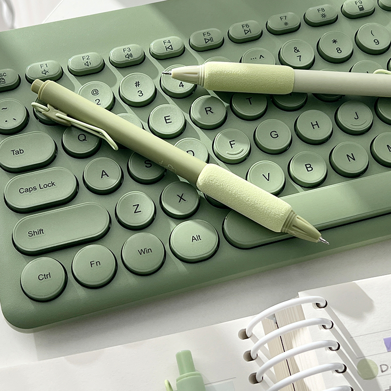 速发三年二班学生刷题笔高颜珠速干值笔按动中性笔初中圆黑水性笔