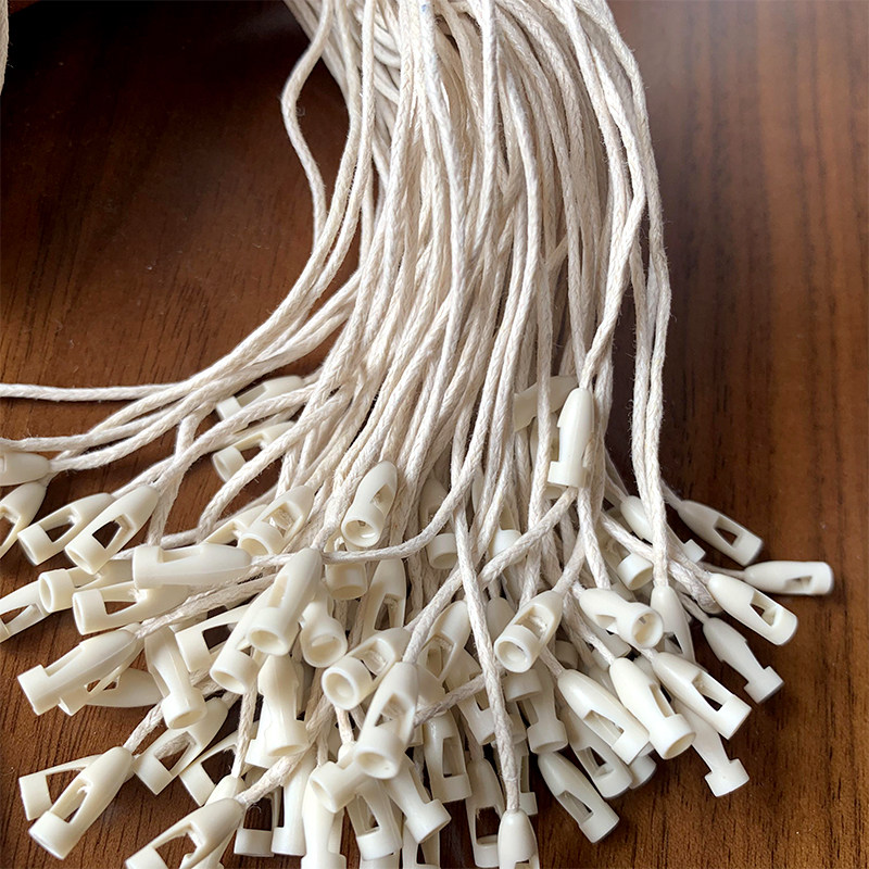 速发衣服吊牌挂绳吊线扎带子母扣标签牌挂绳塑料标线好用价格牌圆