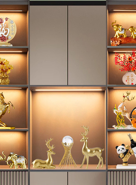 速发酒柜装饰品摆奢轻件高档客厅家居饰品高端大气电视柜工边柜餐