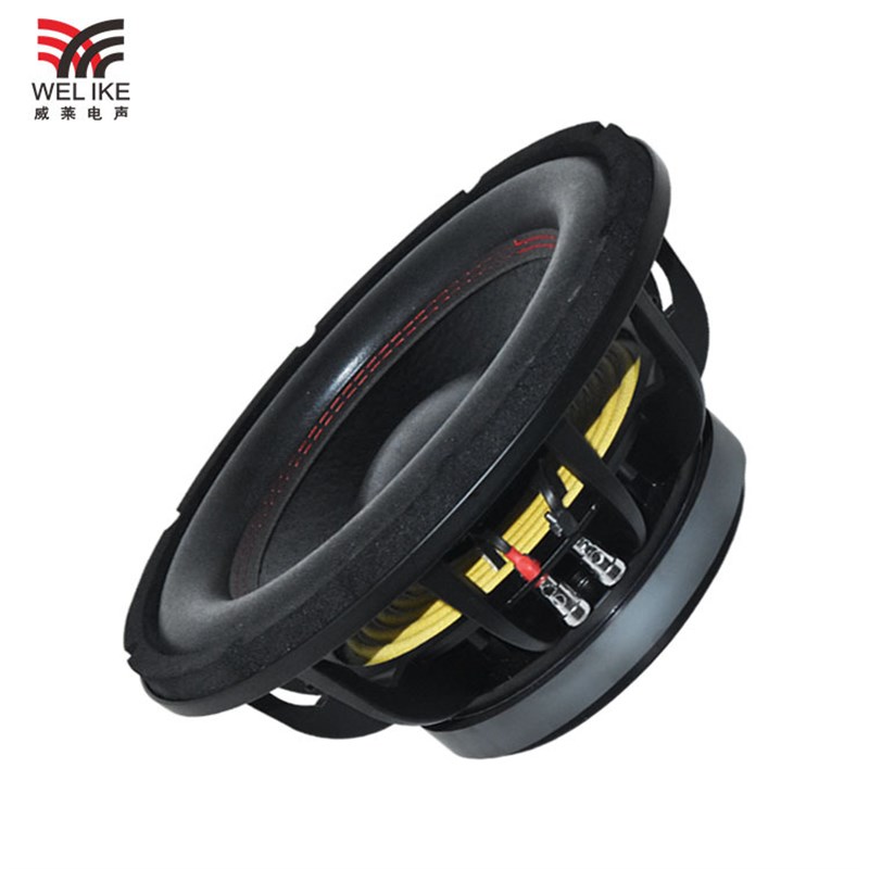 速发12寸铝架10磁75芯双出线2+2欧超低汽车低音炮 c subwoofer