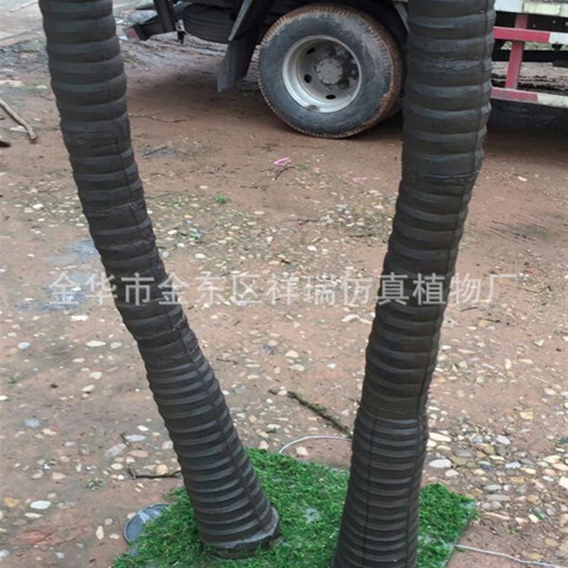 速发海滩风景2杆组合椰子叶果树葵叶大树热带植物工程室内外