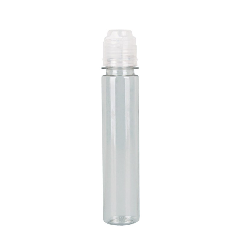 速发18蜂蜜瓶尖嘴挤压分装透明塑料瓶子空便携式蜂蜜罐带翻盖按压