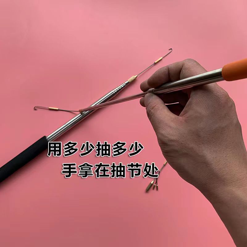 速发伸缩黄鳝钩子鱼钓新型钓钩手钓高端钓石缝钩子鳝神器