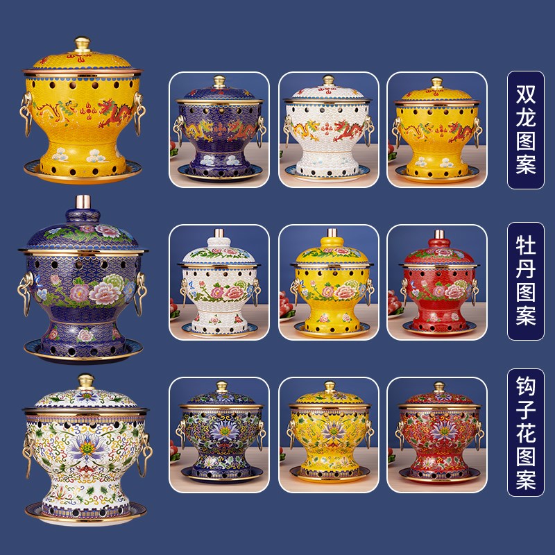 速发景锅蓝铜泰锅单人家用火火小火锅一人一锅纯铜酒