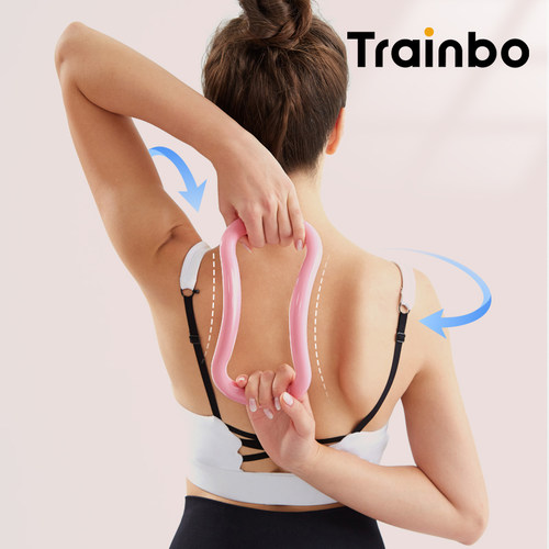 速发瑜伽环普拉提肩魔神肩开背开器伸展圈瘦拉伸器材练美背健身颈