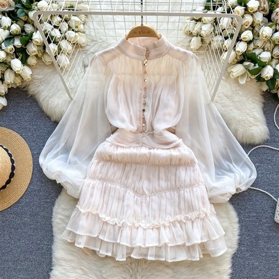 速发法式小洋装礼服裙子2024早春新款重工压褶包臀裙名媛气质连衣